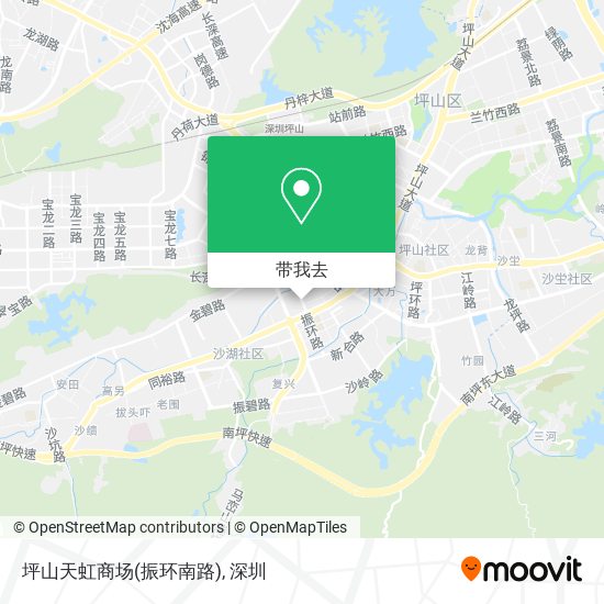 坪山天虹商场(振环南路)地图