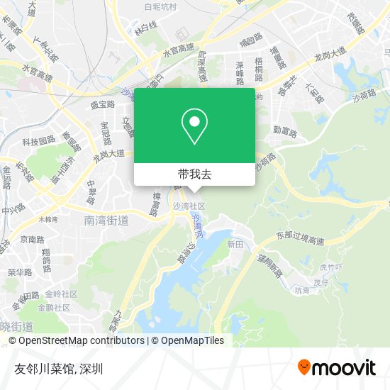 友邻川菜馆地图