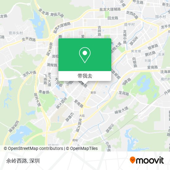 余岭西路地图