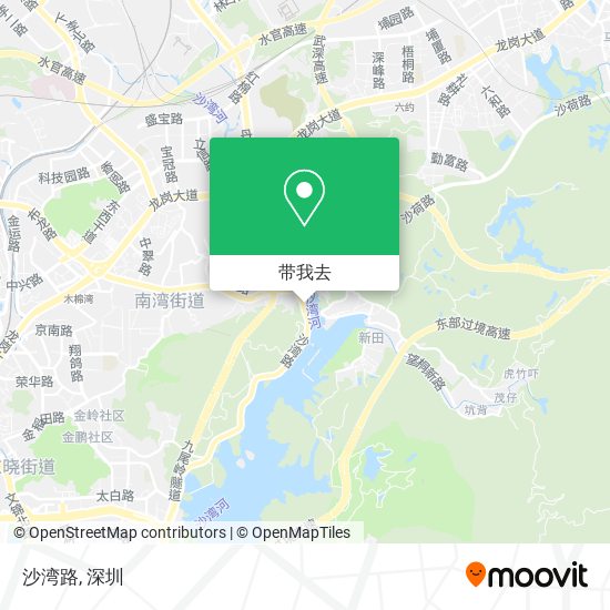 沙湾路地图