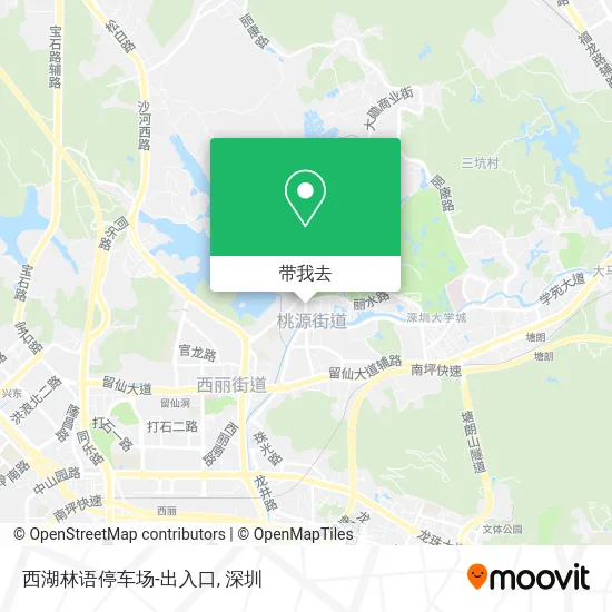 西湖林语停车场-出入口地图