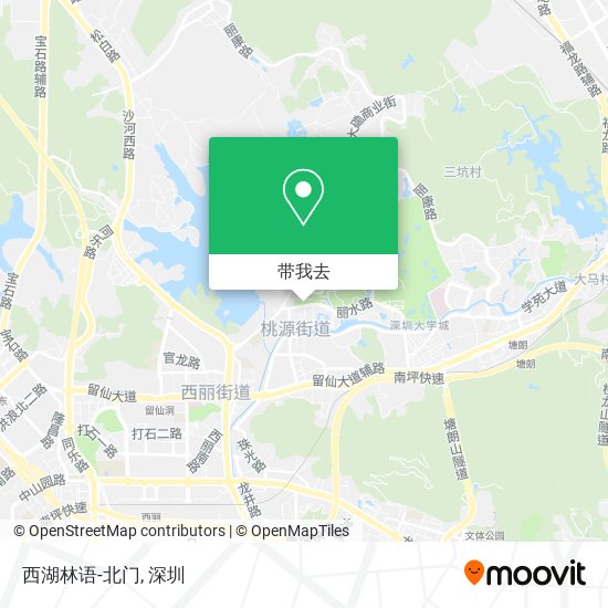 西湖林语-北门地图