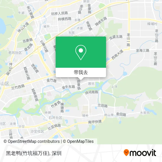 黑老鸭(竹坑福万佳)地图