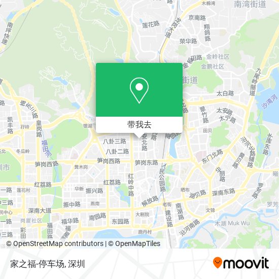 家之福-停车场地图