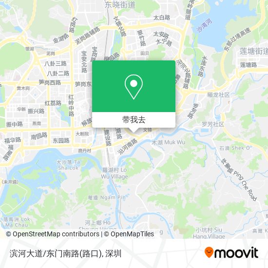 滨河大道/东门南路(路口)地图