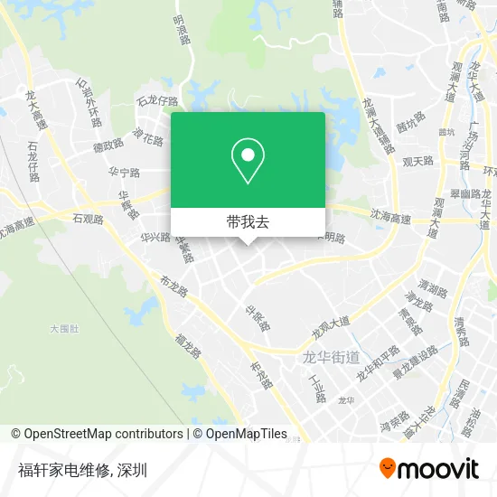 福轩家电维修地图
