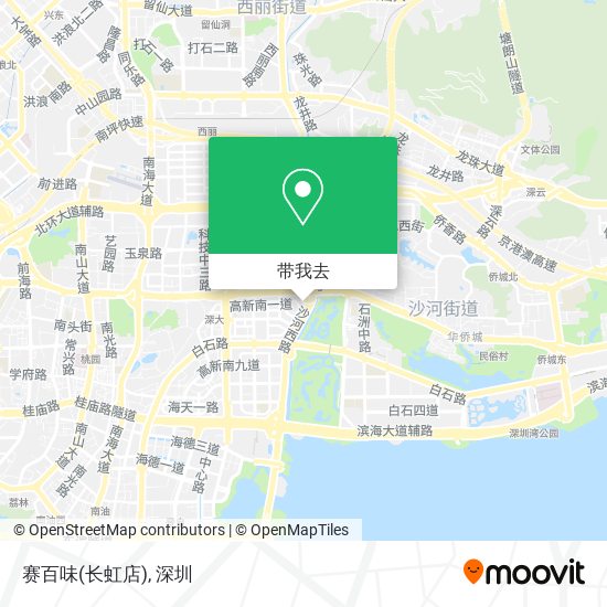 赛百味(长虹店)地图