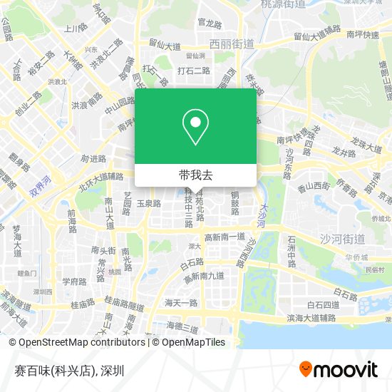 赛百味(科兴店)地图