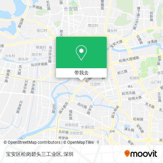 宝安区松岗碧头三工业区地图