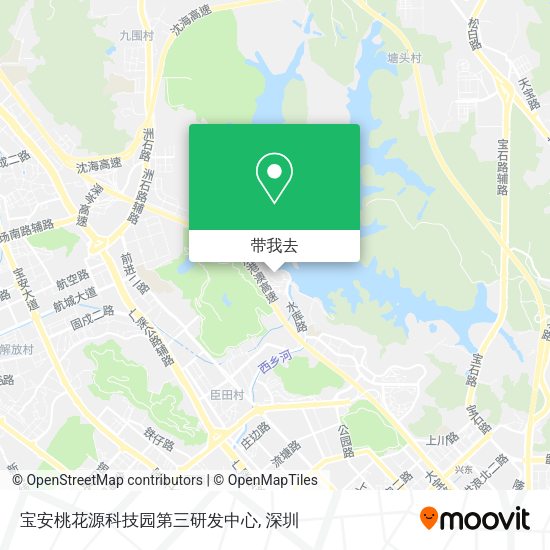宝安桃花源科技园第三研发中心地图