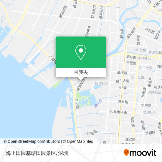 海上田园基塘田园景区地图