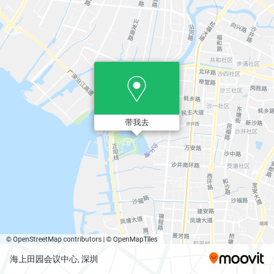 海上田园会议中心地图