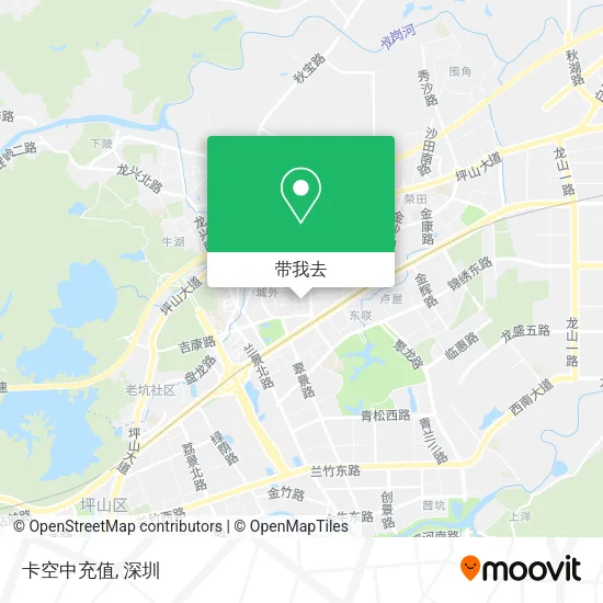 卡空中充值地图