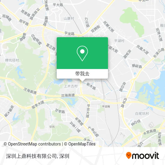深圳上鼎科技有限公司地图
