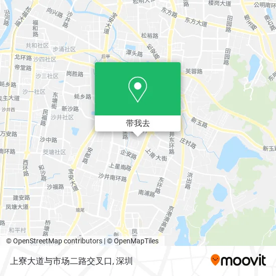 上寮大道与市场二路交叉口地图