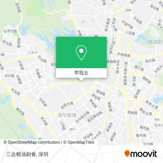 三达粮油副食地图