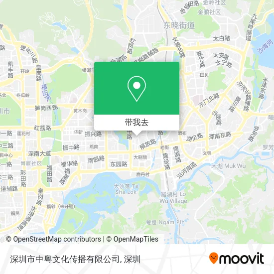 深圳市中粤文化传播有限公司地图