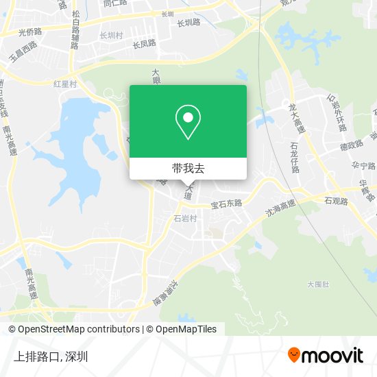 上排路口地图
