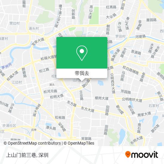 上山门前三巷地图
