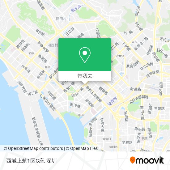 西域上筑1区C座地图