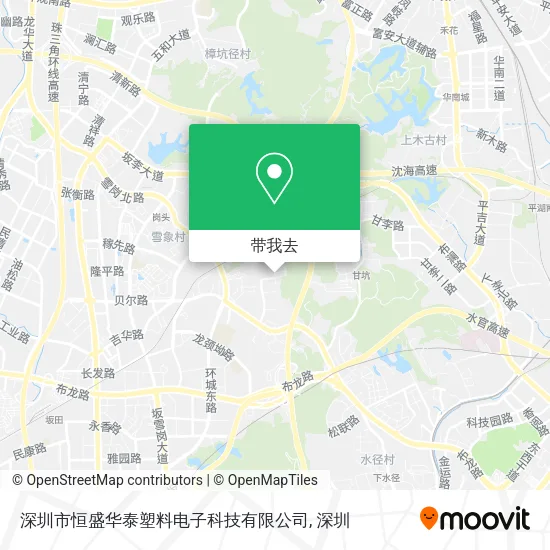 深圳市恒盛华泰塑料电子科技有限公司地图