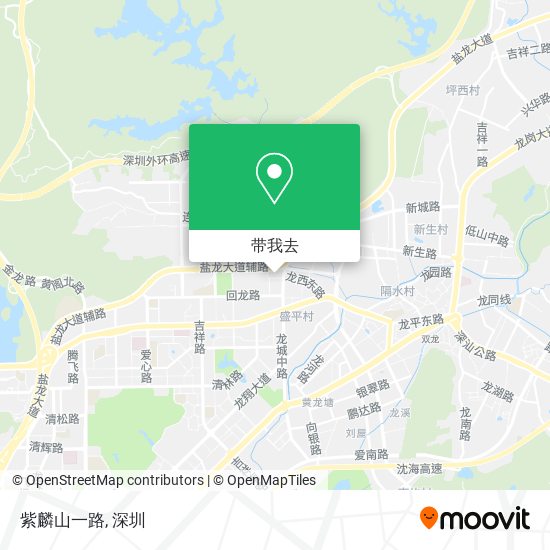 紫麟山一路地图