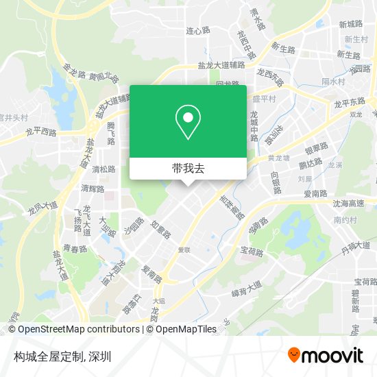 构城全屋定制地图