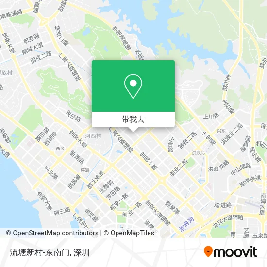流塘新村-东南门地图