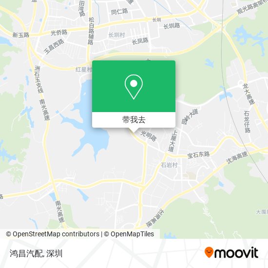 鸿昌汽配地图