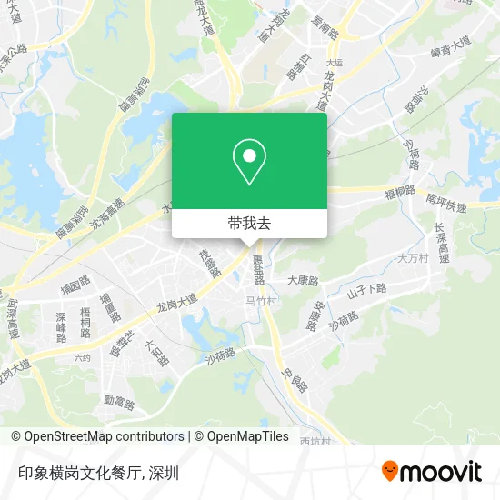 印象横岗文化餐厅地图