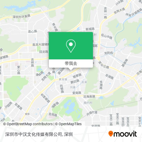 深圳市中汉文化传媒有限公司地图