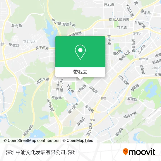 深圳中渝文化发展有限公司地图