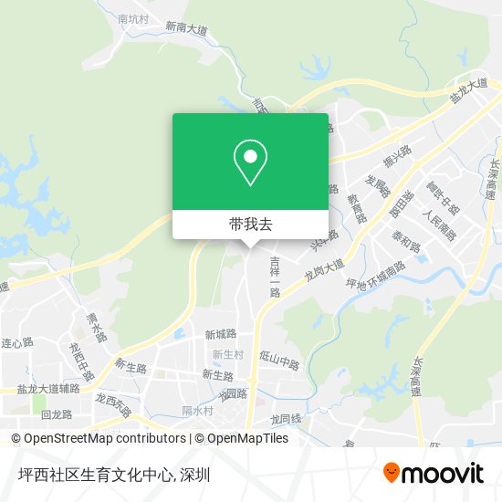坪西社区生育文化中心地图