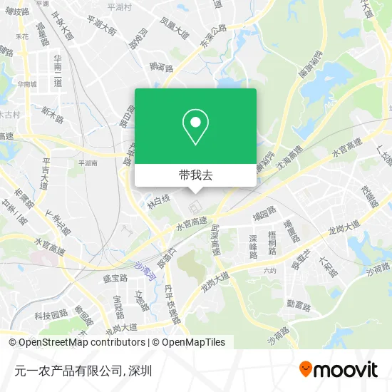 元一农产品有限公司地图