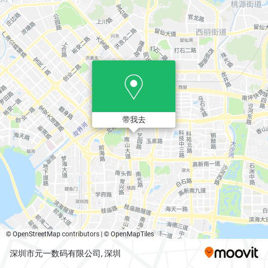 深圳市元一数码有限公司地图