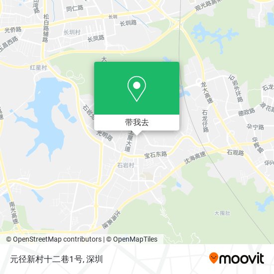 元径新村十二巷1号地图