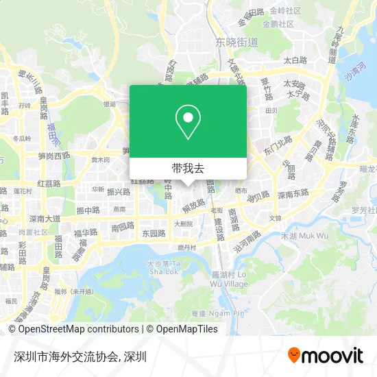 深圳市海外交流协会地图