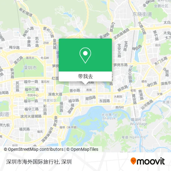 深圳市海外国际旅行社地图