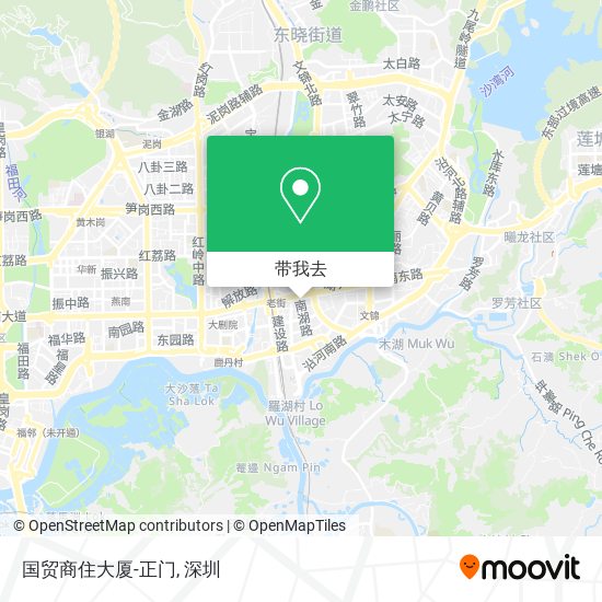 国贸商住大厦-正门地图