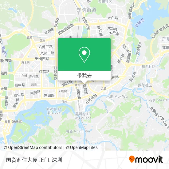 国贸商住大厦-正门地图