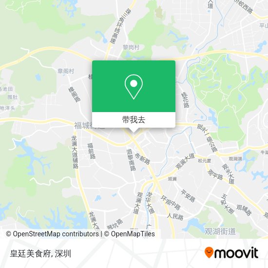 皇廷美食府地图