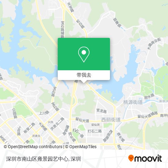 深圳市南山区雍景园艺中心地图