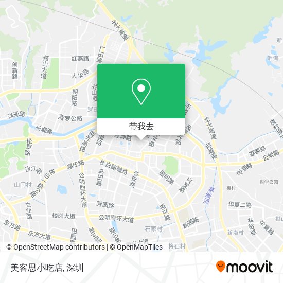 美客思小吃店地图