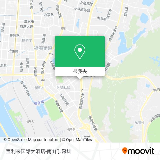 宝利来国际大酒店-南1门地图