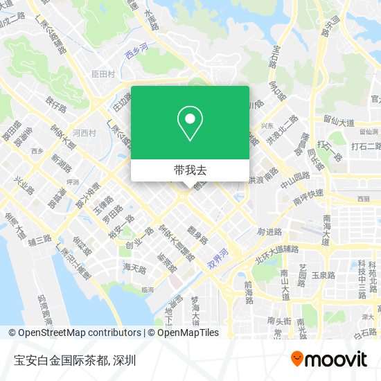 宝安白金国际茶都地图