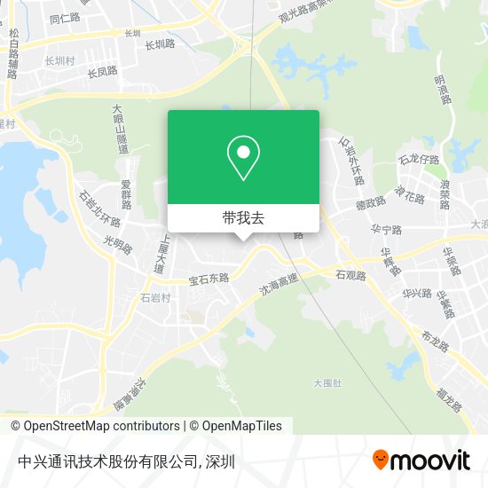 中兴通讯技术股份有限公司地图