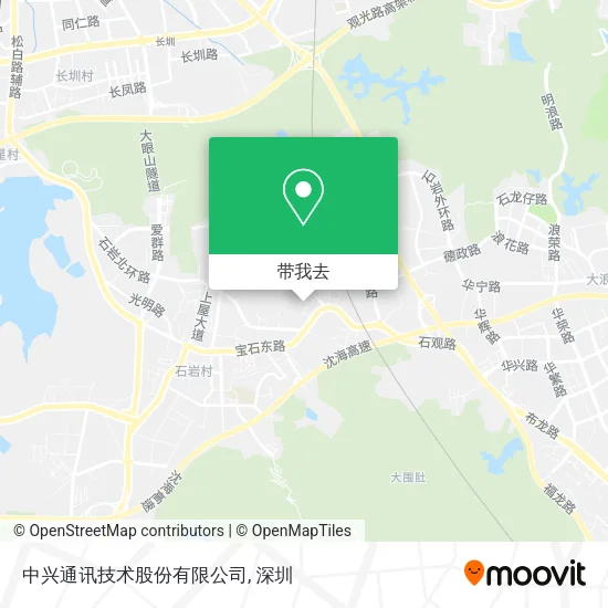 中兴通讯技术股份有限公司地图