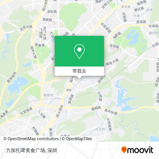 力加扎啤美食广场地图