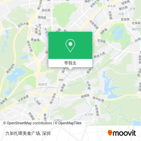 力加扎啤美食广场地图