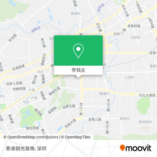 香港朝光装饰地图